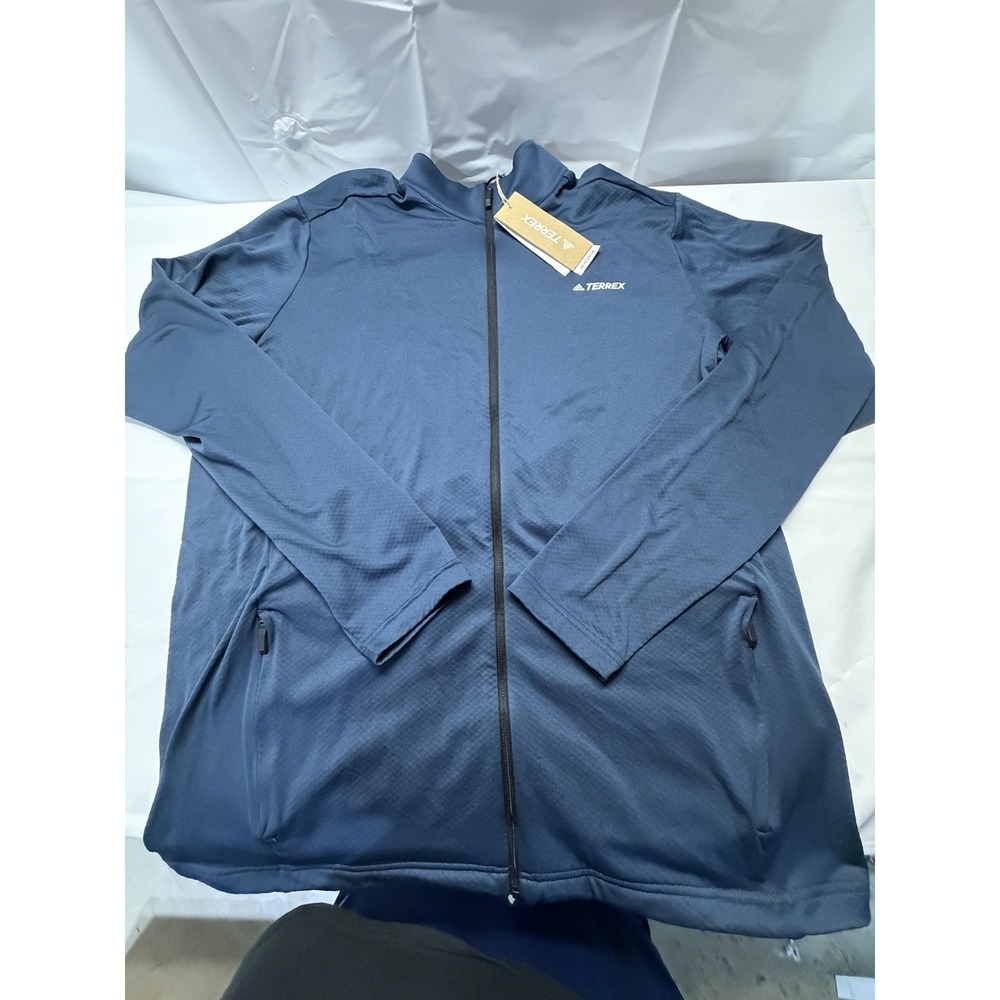 adidas Men's Terrex Navy Full Zip Jacket Size XL New W/ Tags